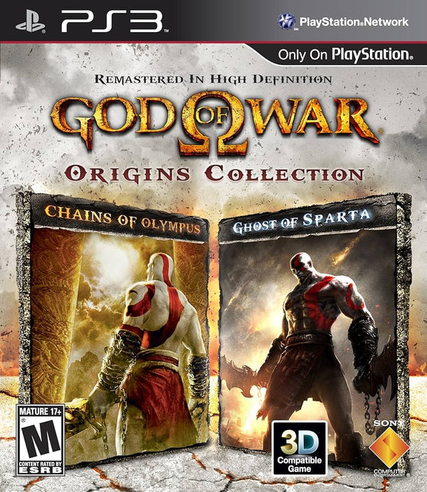 PS3 God of War - Chains of Olympus & Ghost of Sparta HD Collection OKAZ EN TRES BON ETAT