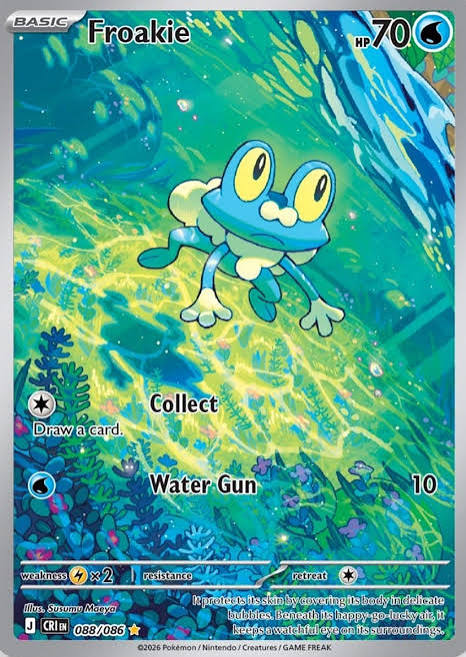 Pokemon Froakie  088/086 - ME04 Chaos Rising