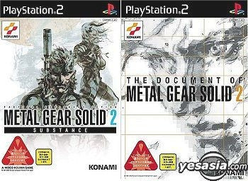 PS2 JAP - METAL GEAR SOLID 2  SUBSTANCE / OKAZ EN TRES BON ETAT