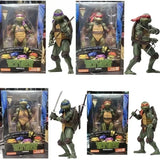 LOT DE 4 FIGURINES TORTUES NINJA NECA DU FILM DE 1990 ETAT NEUF TRES BONNE CONDITION