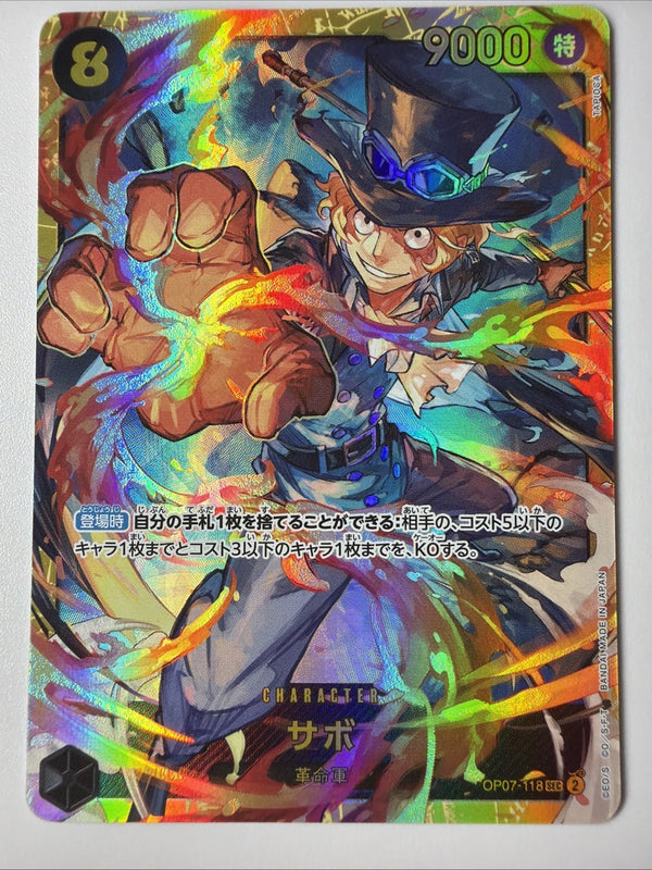 One Piece Card Game OP07-118 Sabo SEC Jap